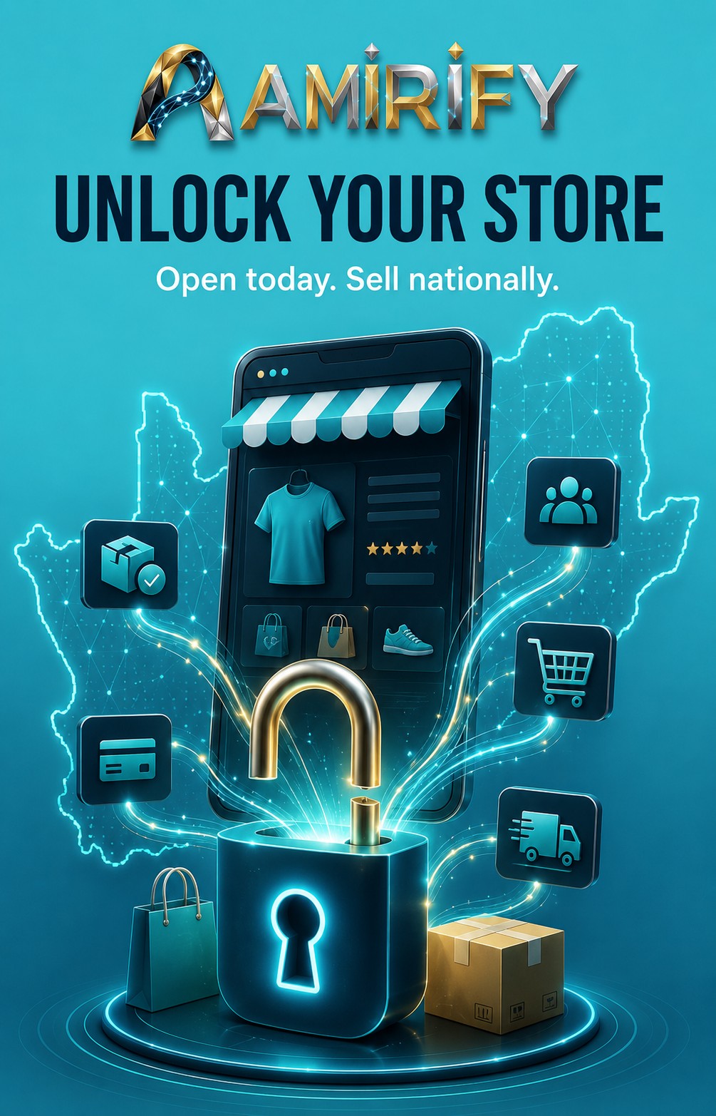 Unlock your store on Amirify